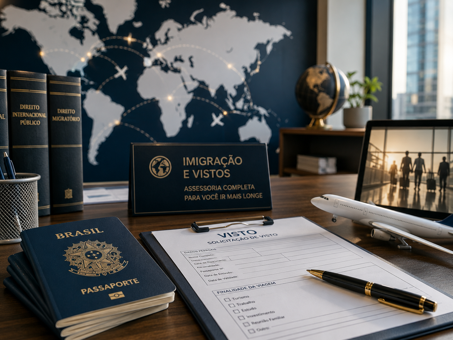 Imigração e Vistos — PSC Advocacia Joinville