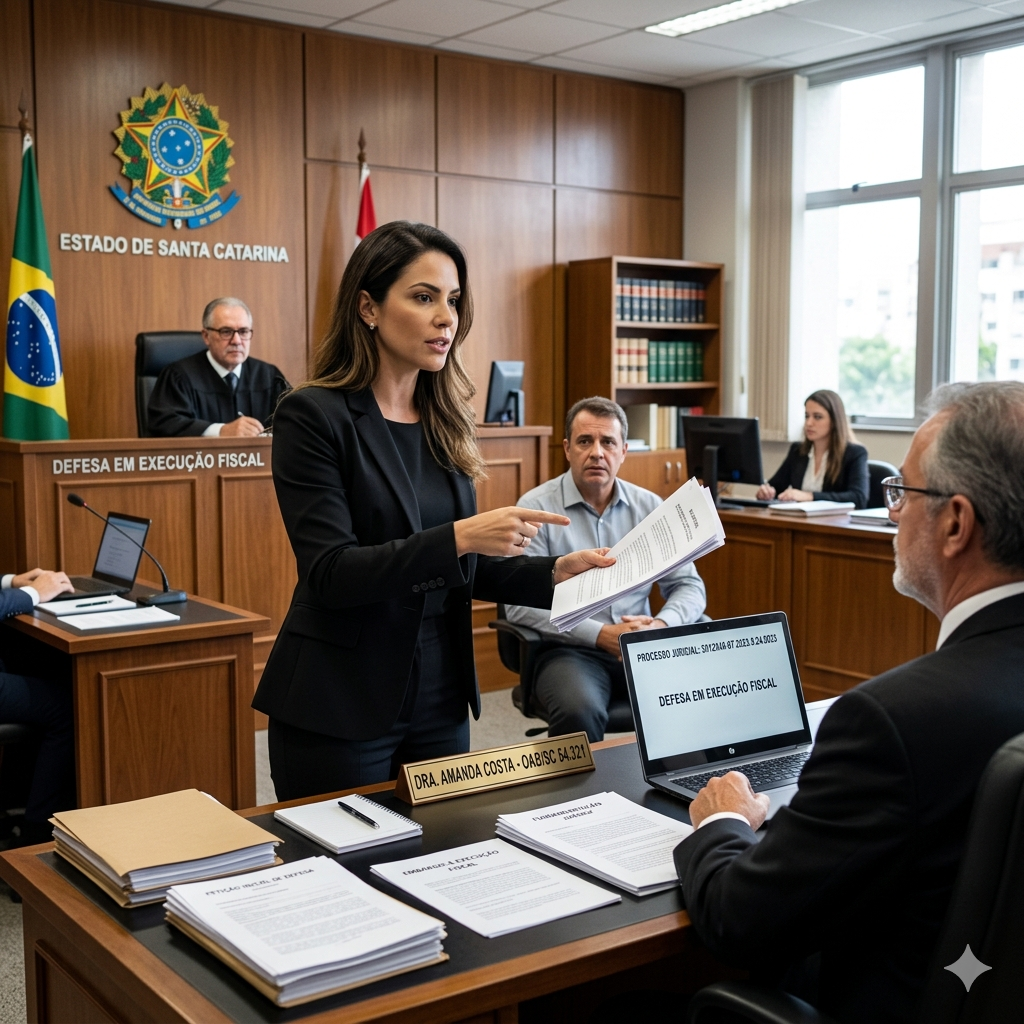 Execução fiscal e defesa tributária em Joinville SC